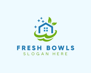 Fresh Clean Eco Home logo design