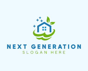 Fresh Clean Eco Home logo design