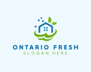 Fresh Clean Eco Home logo design