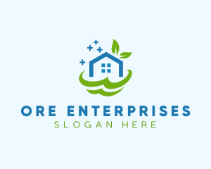 Fresh Clean Eco Home logo design