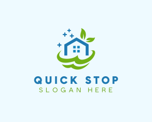 Fresh Clean Eco House logo design