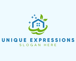 Fresh Clean Eco Home logo design