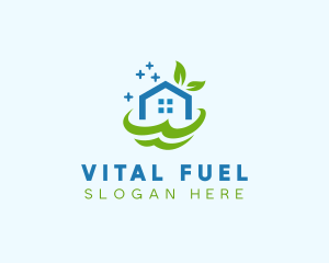 Fresh Clean Eco Home logo design