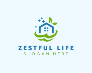 Fresh Clean Eco Home logo design