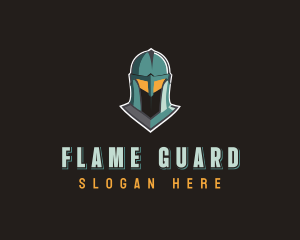 Knight Guard Helmet logo design