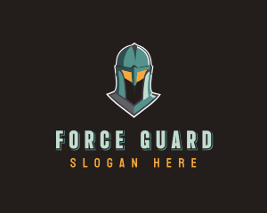 Knight Guard Helmet logo design