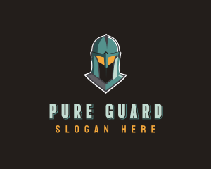 Knight Guard Helmet logo design