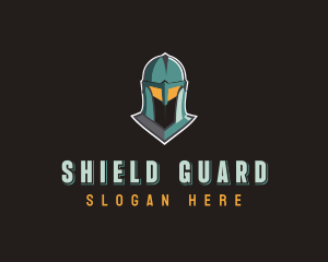 Knight Guard Helmet logo design