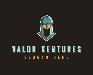 Knight Guard Helmet logo design