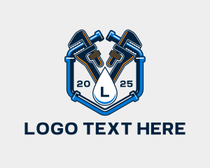 Pipe Wrench Plumbing logo