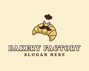 Bakery Bread Croissant logo design