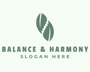 Leaf Spine Therapist logo design