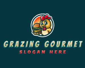 Chicken Burger Diner logo design