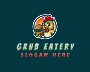 Chicken Burger Diner logo design