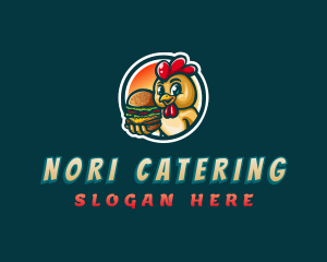 Chicken Burger Diner logo design