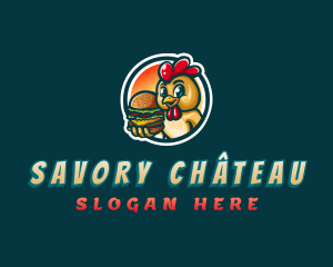 Chicken Burger Diner logo design