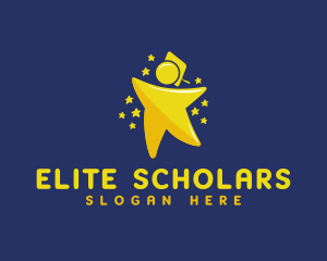 Gold Star Student logo design