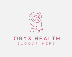 Brain Heart Mental Health logo design