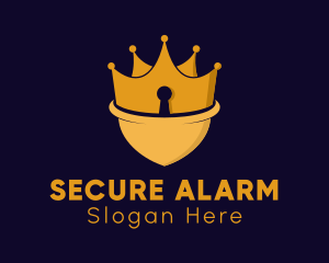 Crown Security Shield  logo design