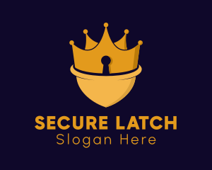 Crown Security Shield  logo design