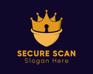 Crown Security Shield  logo design