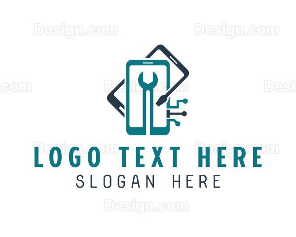 Cell Phone Tech Repair Logo