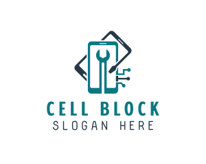 Cell Phone Tech Repair logo design