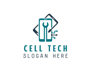 Cell Phone Tech Repair logo design