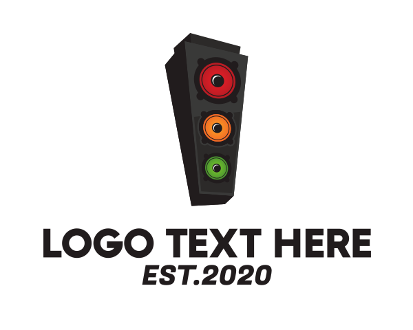 Loudspeaker logo example 2