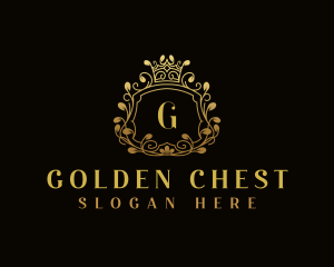 Elegant Ornamental Crest logo design