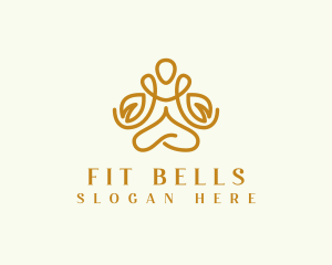 Yoga Fitness Meditation logo design