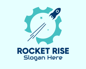 Rocket Space Engineering logo design