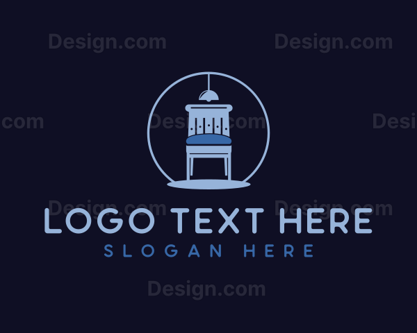 Armchair Lamp Furniture Logo