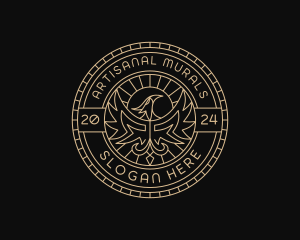 Luxury Eagle Crest logo design