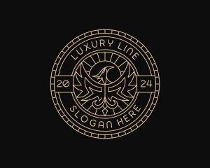 Luxury Eagle Crest logo design