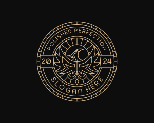 Luxury Eagle Crest logo