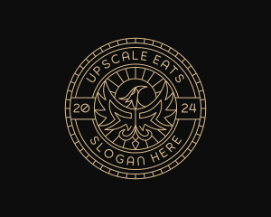 Luxury Eagle Crest logo design