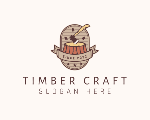 Lumber Logging Stump logo