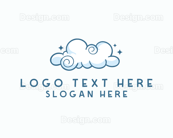 Cute Quirky Cloud Logo