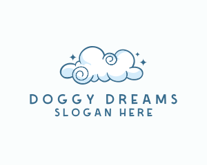 Cute Quirky Cloud logo design