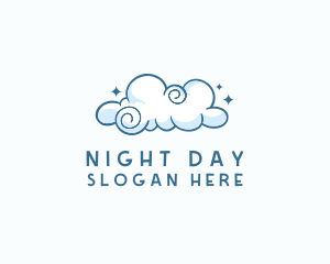 Cute Quirky Cloud logo design