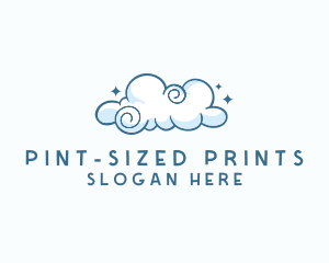 Cute Quirky Cloud logo