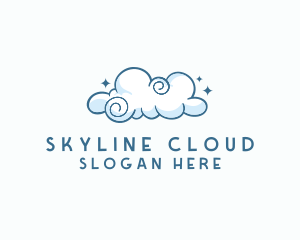 Cute Quirky Cloud logo