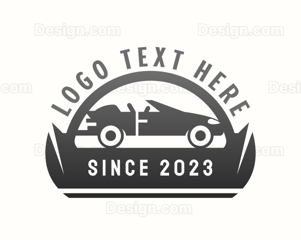 Sports Car Drag Racing Logo