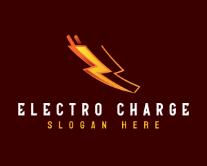 Lightning Energy Voltage logo design