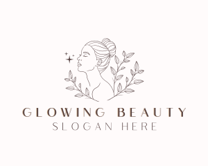 Beauty Woman Skincare logo design