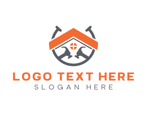 Home Construction Hammer logo