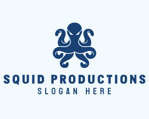 Mythical Squid Monster logo