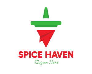 Geometric Chili Pepper  logo design