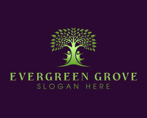 Forest Tree People logo design